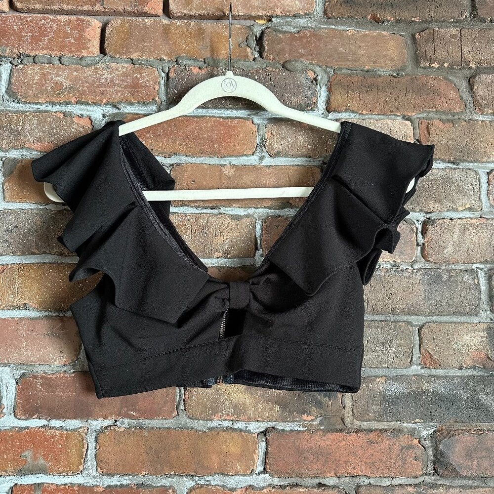 Vera & Lucy Ruffle Crop Top